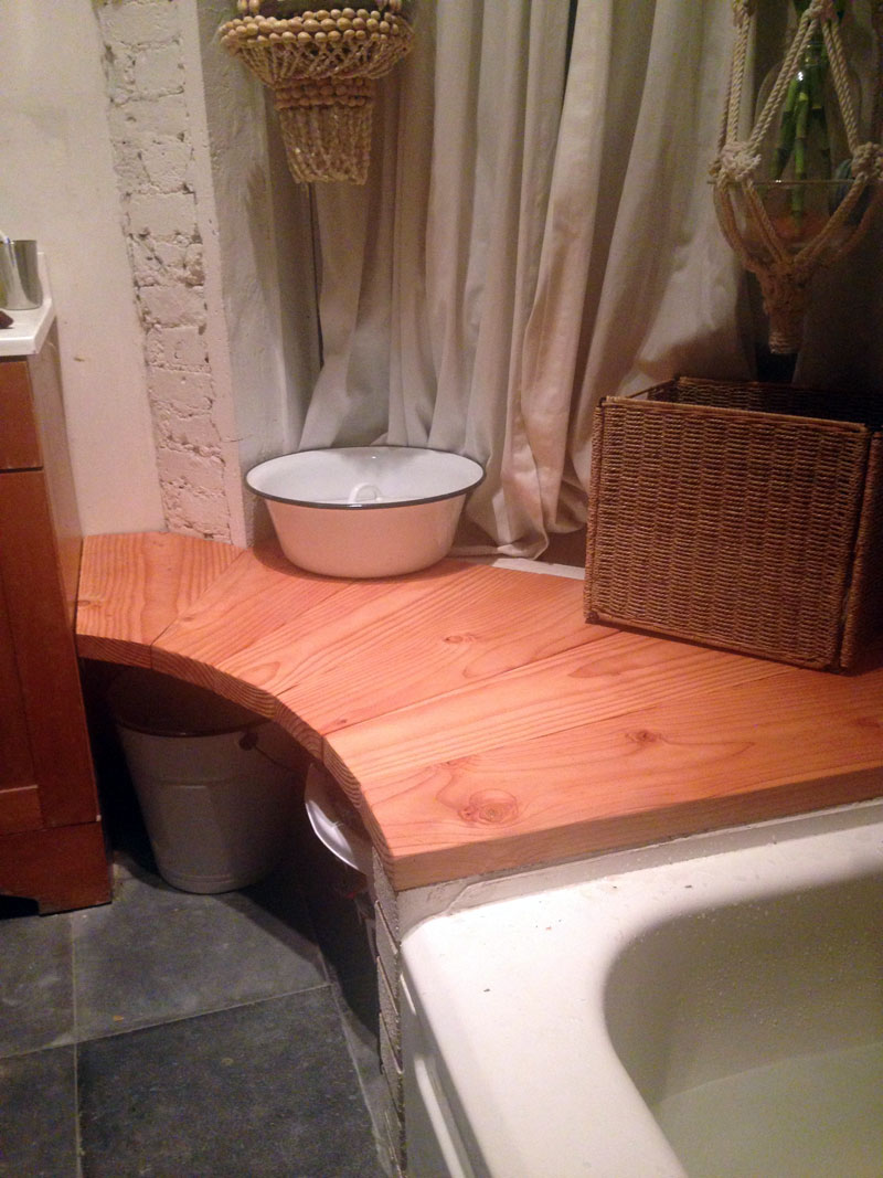 Bathroom Floating Bench